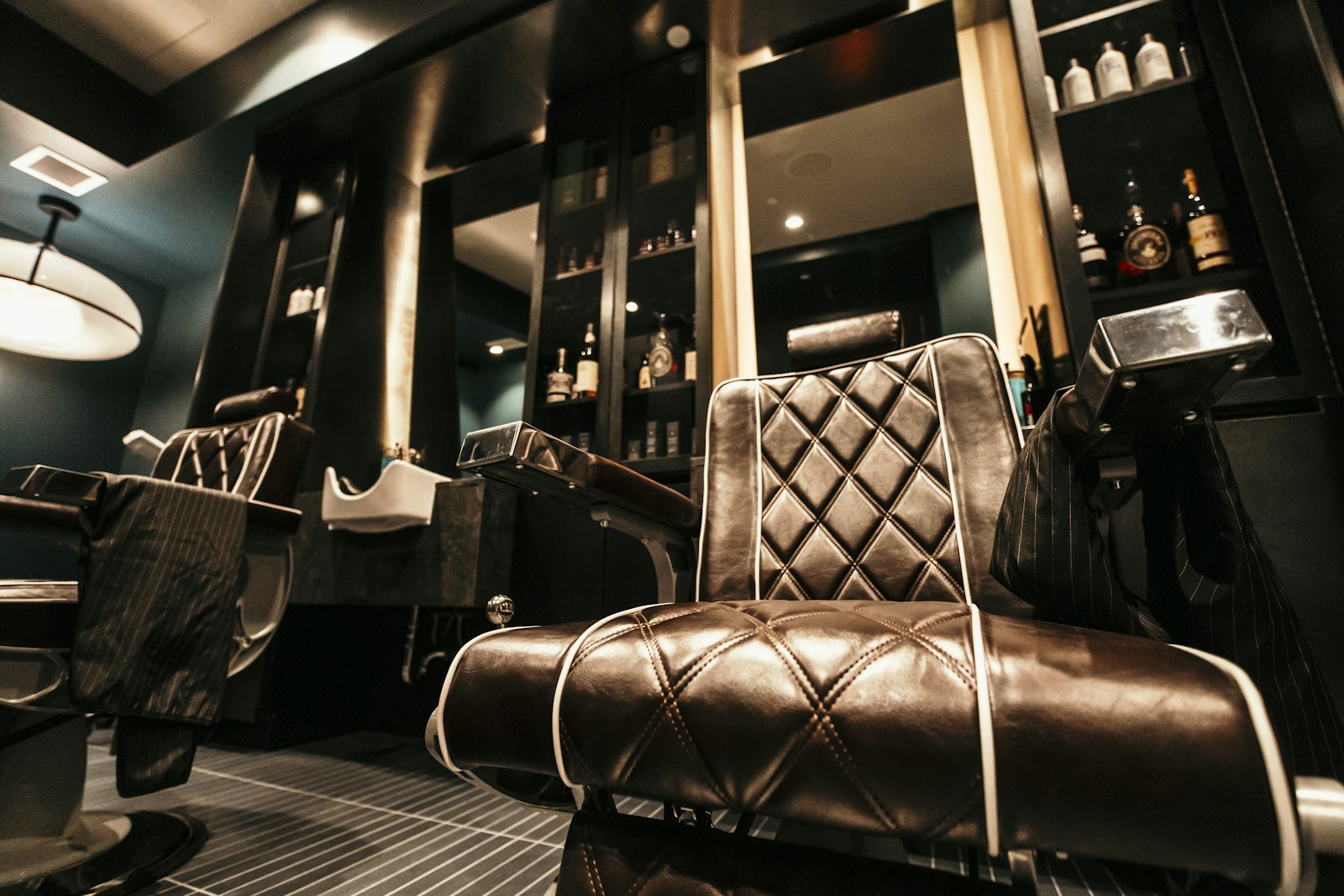 Het interieur van Barber diest